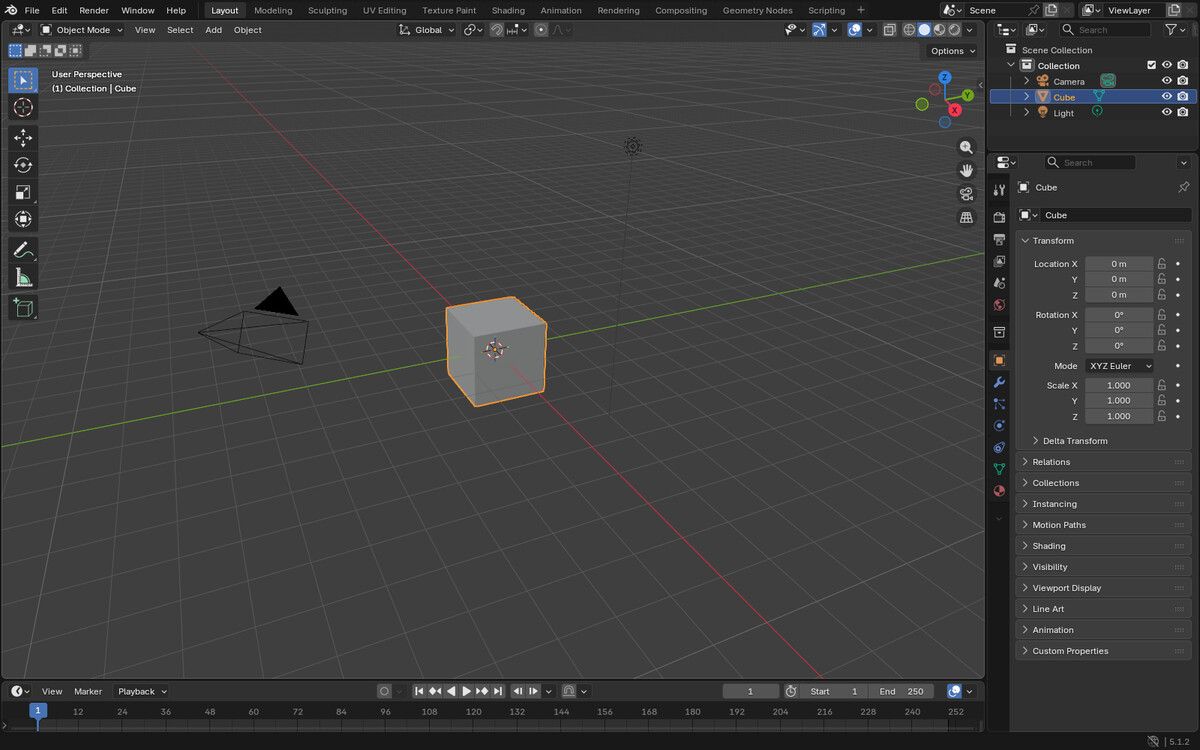 Blender для начинающих: интерфейс, горячие клавиши и первые шаги